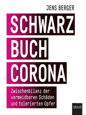cover image of Schwarzbuch Corona